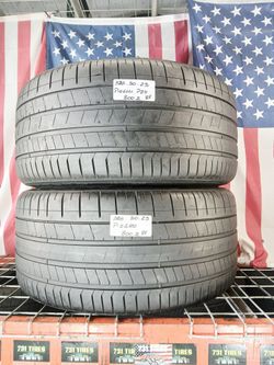 ✔️ Set of 2 Used Tires 325/30ZR23 PIRELLI PZERO PZ4 RUN FLAT 325/30R23 MAX PERF LUXURY SPORT TRUCK SUV 325 30 23