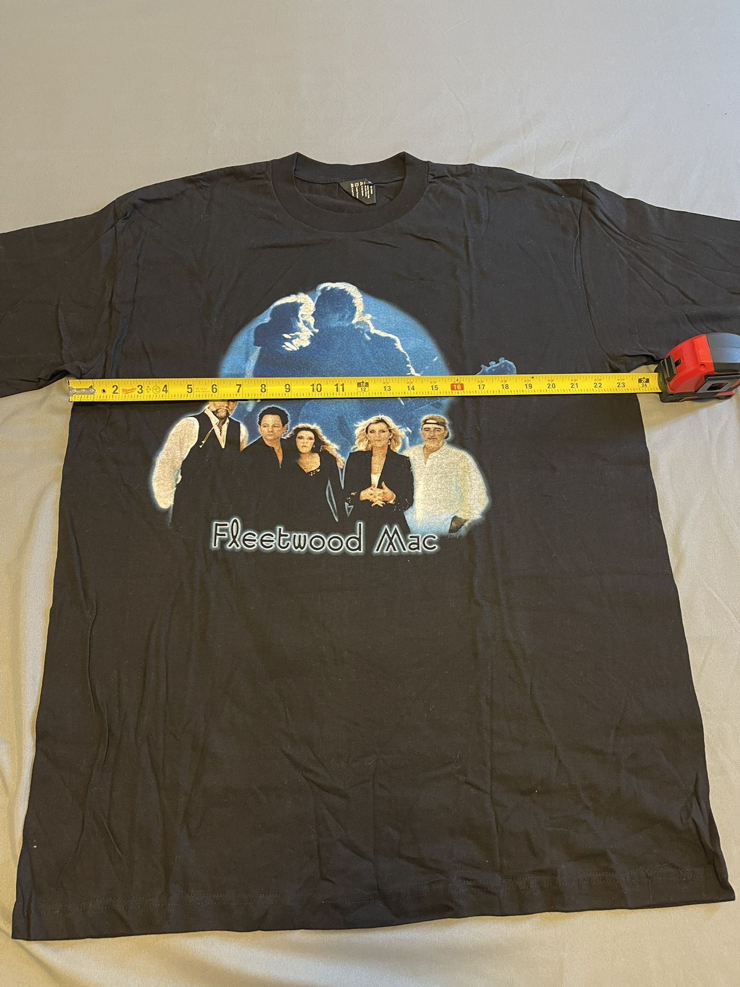 Fleetwood Mac 'In Concert' Official Black T-Shirt - 100% Cotton, Unisex (X-Large)