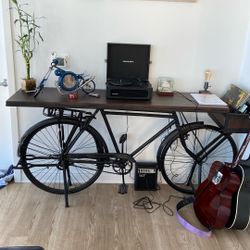 Custom Bicycle Table W/ Cubby 