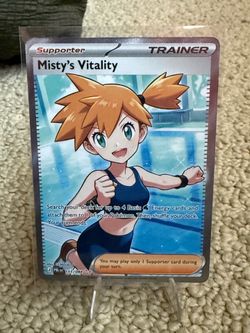 Pokemon Card Pitch Black Misty’s Vitality