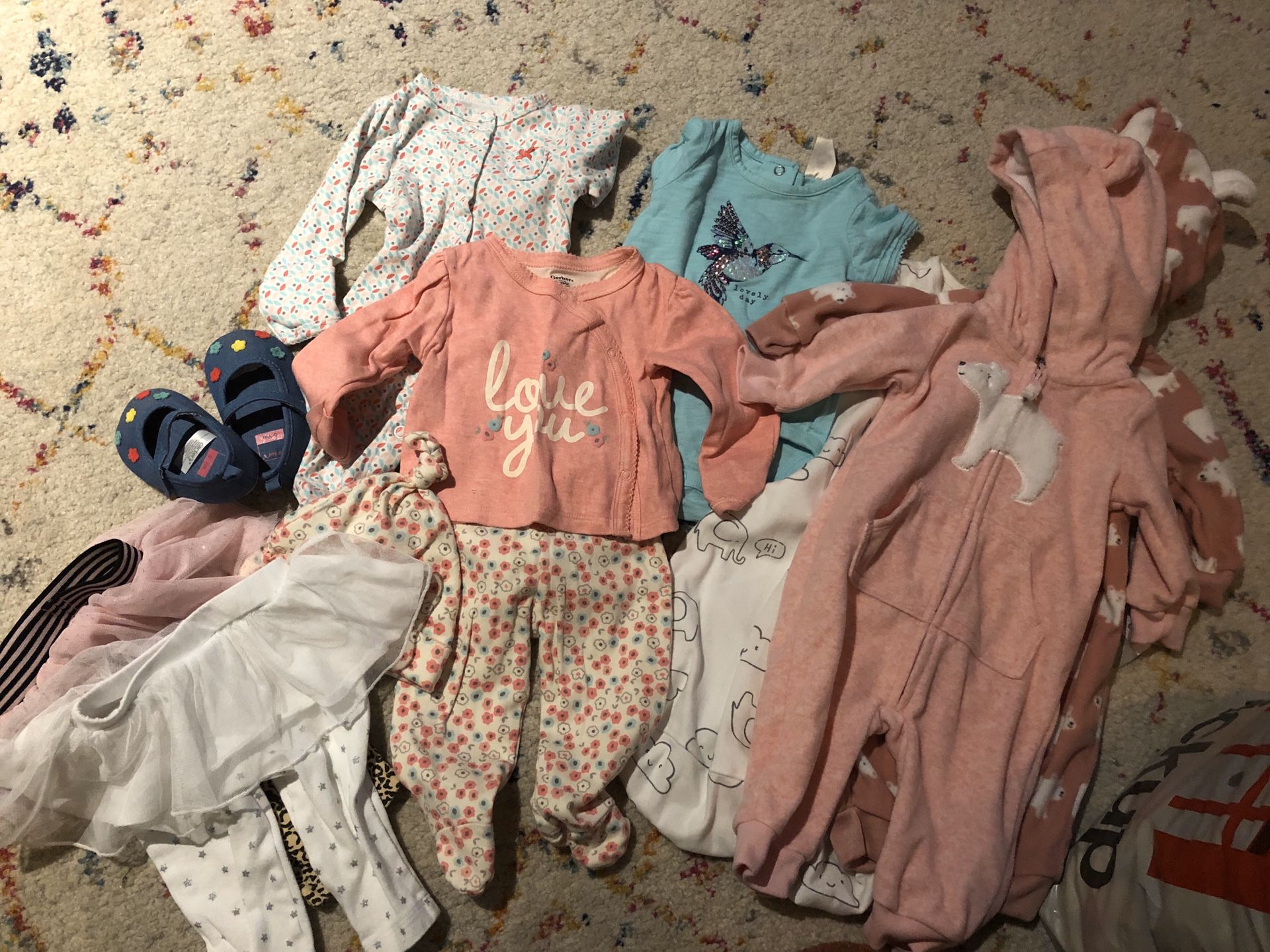 Free baby girl clothes size 0-3, 3 months