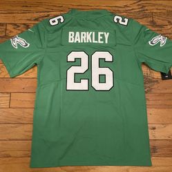 Kelly Green Philadelphia Eagles Saquon Barkley jersey 