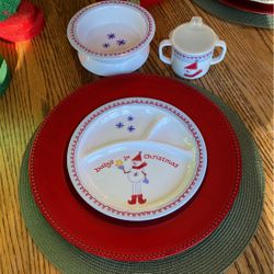 “Baby’s First Christmas” Feeding Set