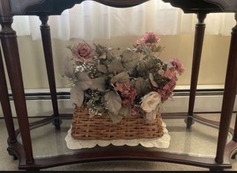 Pretty Large Floral Display In Basket