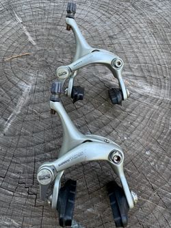 Vintage Shimano 105 BR-1055 Super SLR Road Brake Calipers silver