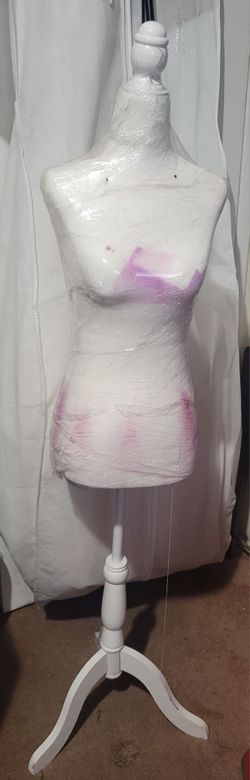 Foam Half Body Torso Mannequin on Stand