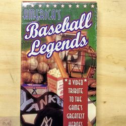 America's Baseball Legends VHS