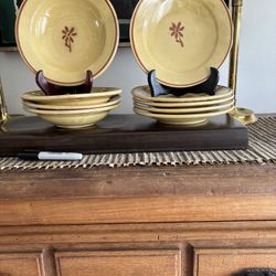 VTG Spanish Terracotta Full Dinner Set Made In Spain 10 Pieces