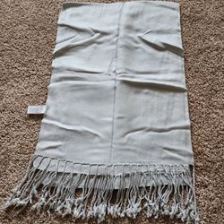 Silver gray scarf