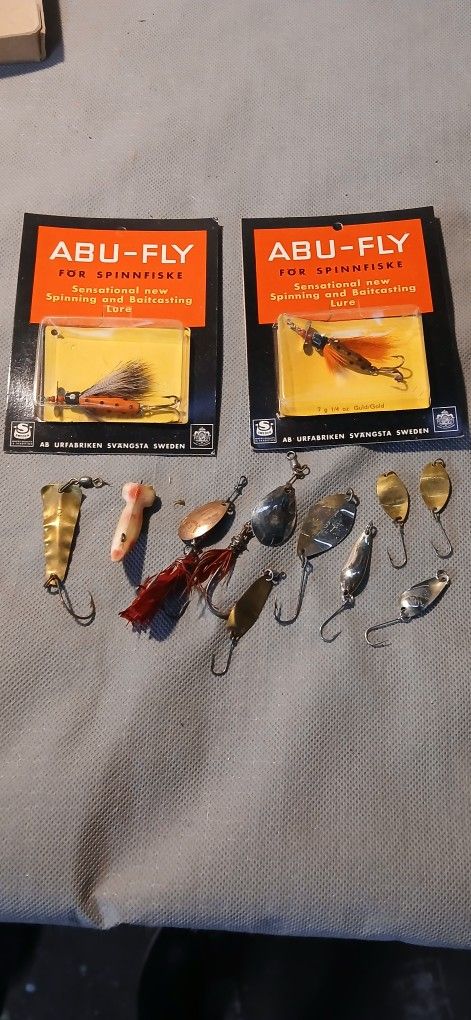 Fishing Tackle Gear Spinners Spoons Uba Fly Trout Bass Steelhead Lake River