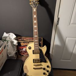 Epiphone Les Paul Custom – Alpine White (Used)