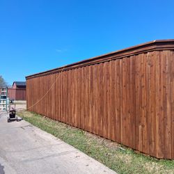 Ceder fence And Stain $200