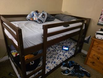 Twin Wooden Bunk Bed