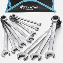 Dura Tech Ratcheting Combination Wrench Set