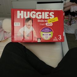 Brand New Huggies Size 3 76 Count 