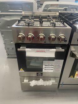 FORNO 24” Range Gas 4 Burners/ 2 Years Warranty