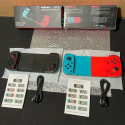 Megadream Mobile Game Controller Gamepad for iPhone iOS Android PC: Works W/
 iPhone 16/15/14/13/12/11, iPad, Samsung Galaxy, TCL, Tablet, Call of Dut