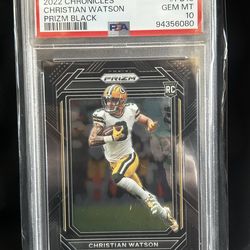 Christian Watson [Prizm Black] 2022 Panini Prizm Black