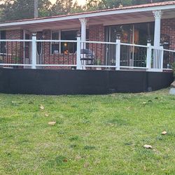 Front Or Back Yard  Deck 
