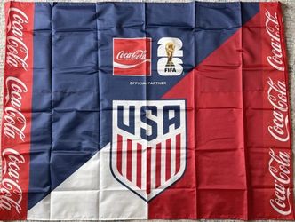 USA Soccer Flag - World Cup 2026 - Coca Cola