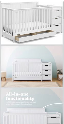 Graco Hadley 5-in-1 Convertible Crib & Changer