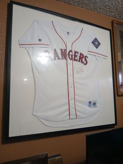 vintage rangers signed on frame