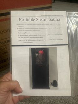 Portable Steam Sauna