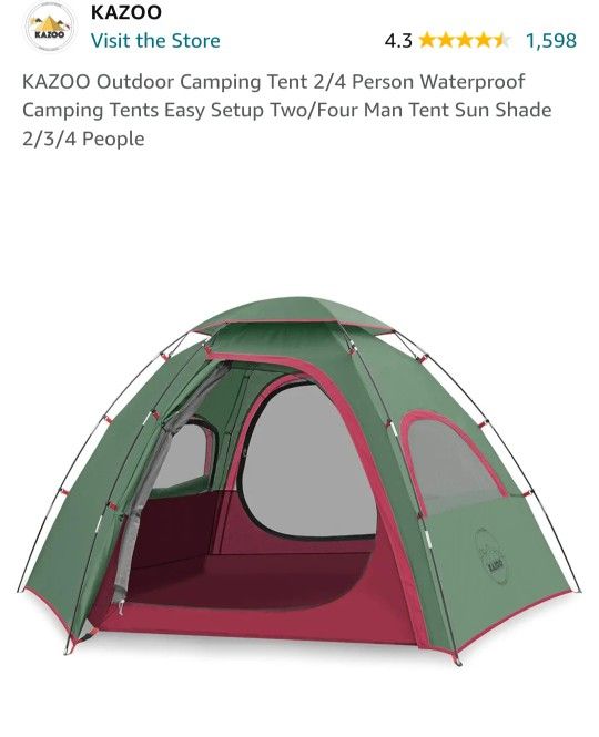 KAZOO Outdoor Camping Tent 