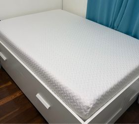 Lucid 10” full (double) plush gel foam mattress medium firmness
