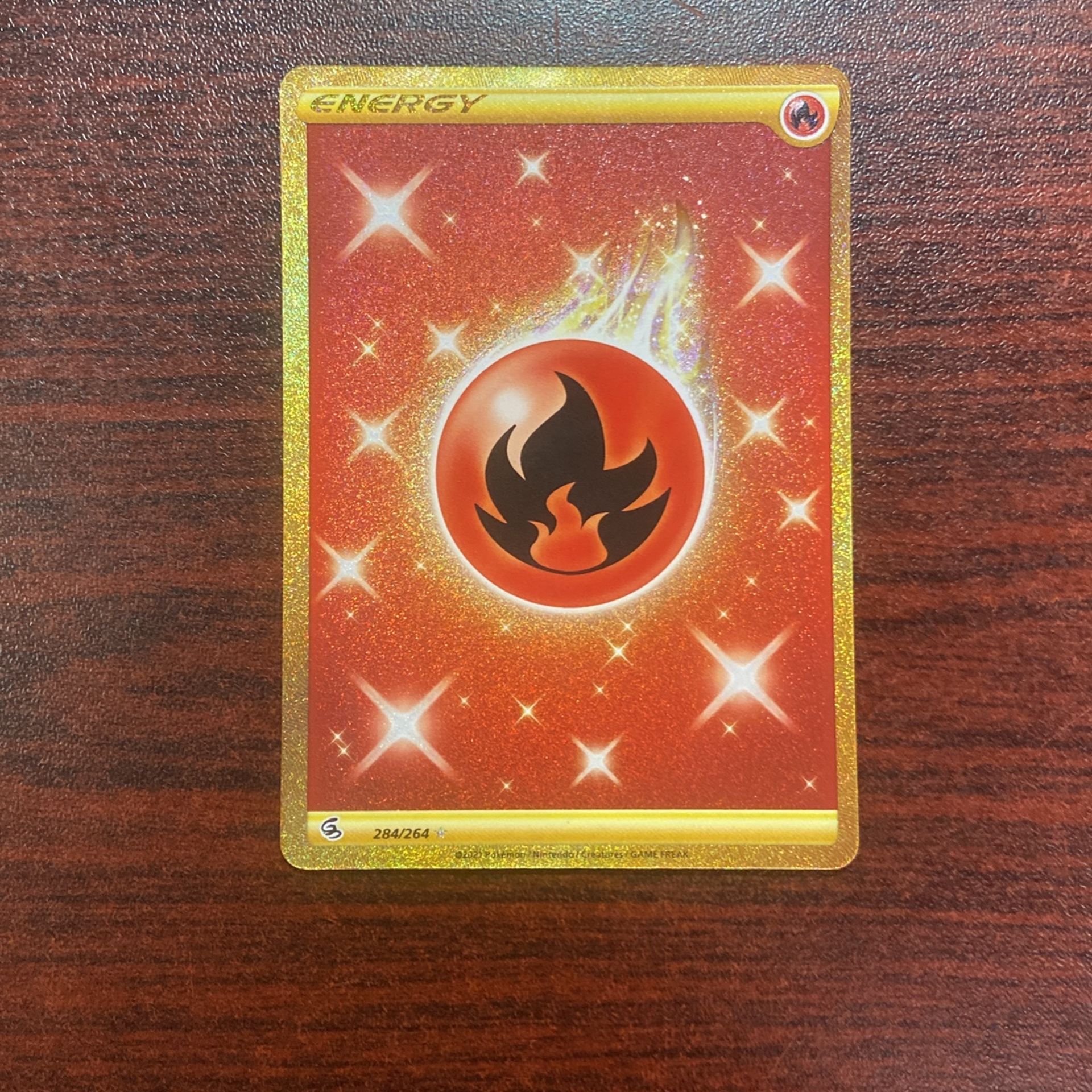 2021 rare fire energy 284/264 pokemon