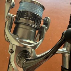 Shimano Nasci 1k spinning reel combo
