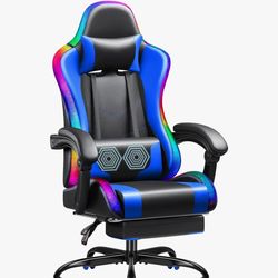 RGB/Sound/Massage Gaming Chair (New)