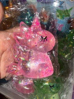 Squishy glitter unicorn $10 each