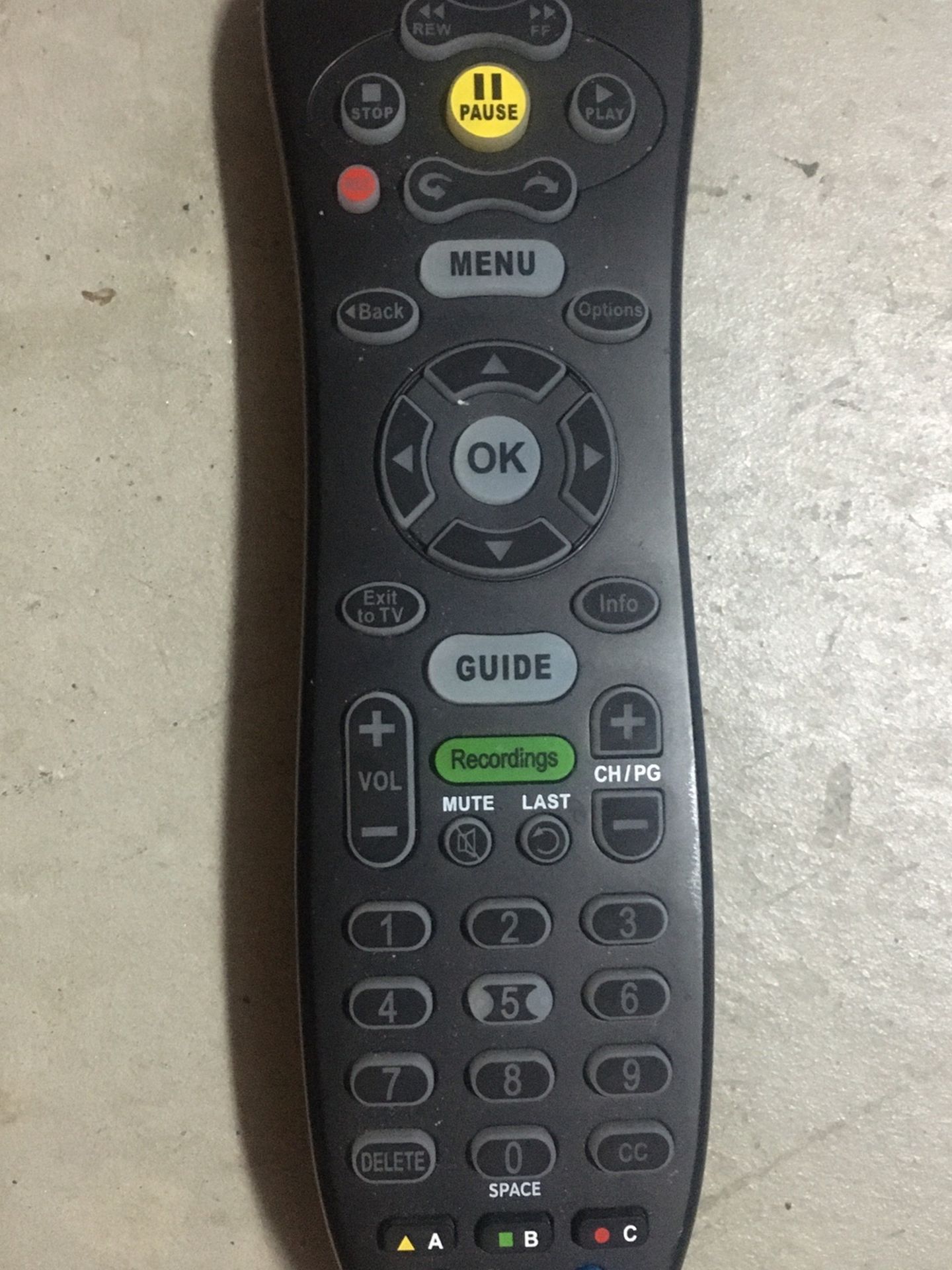AT&T U-Verse S30-S1B Programmable TV Standard Remote Control
