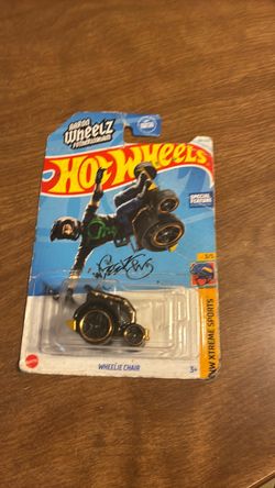 It’s a hot wheels wheelchair