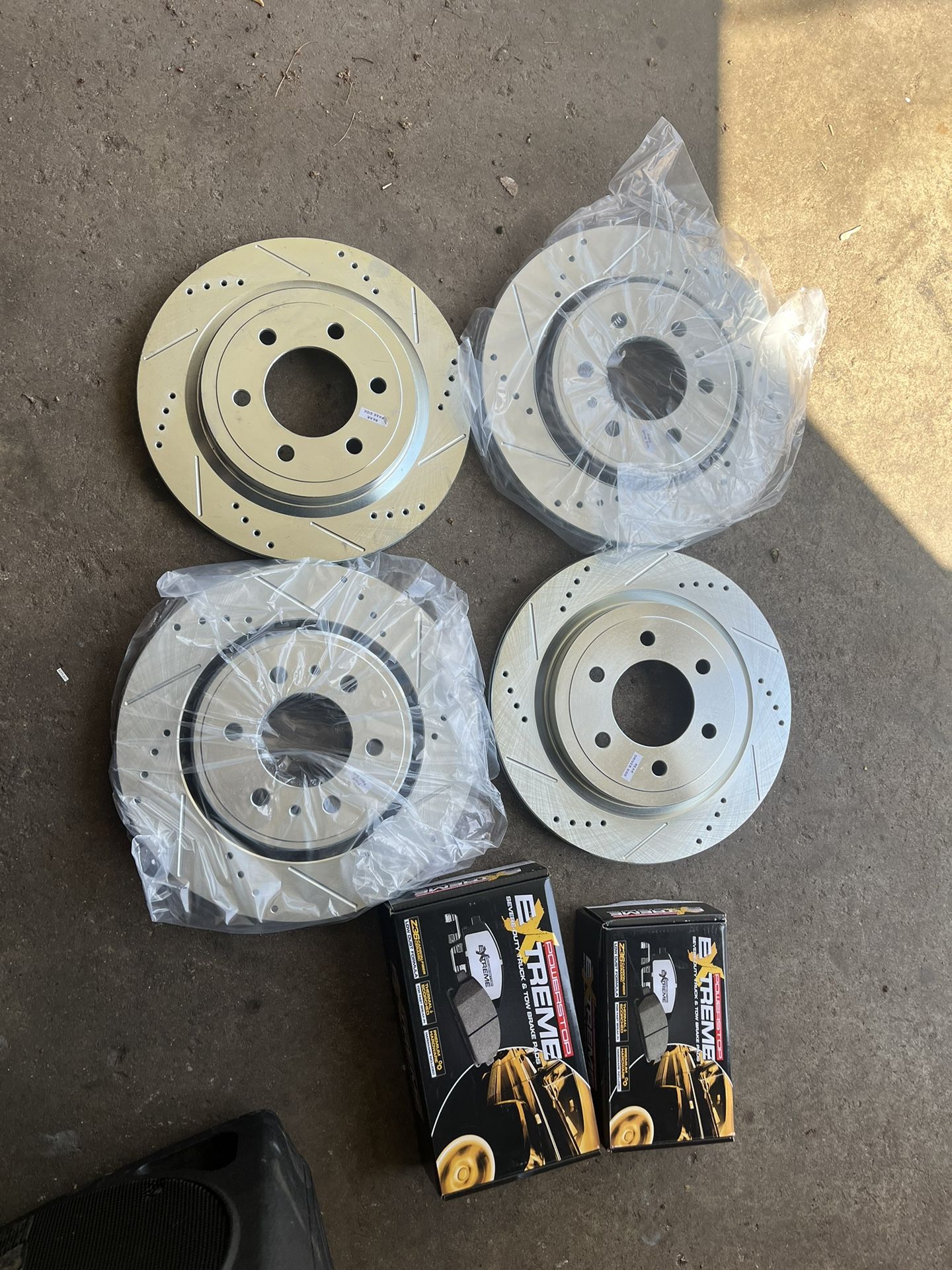 slotted Rotores&brakes