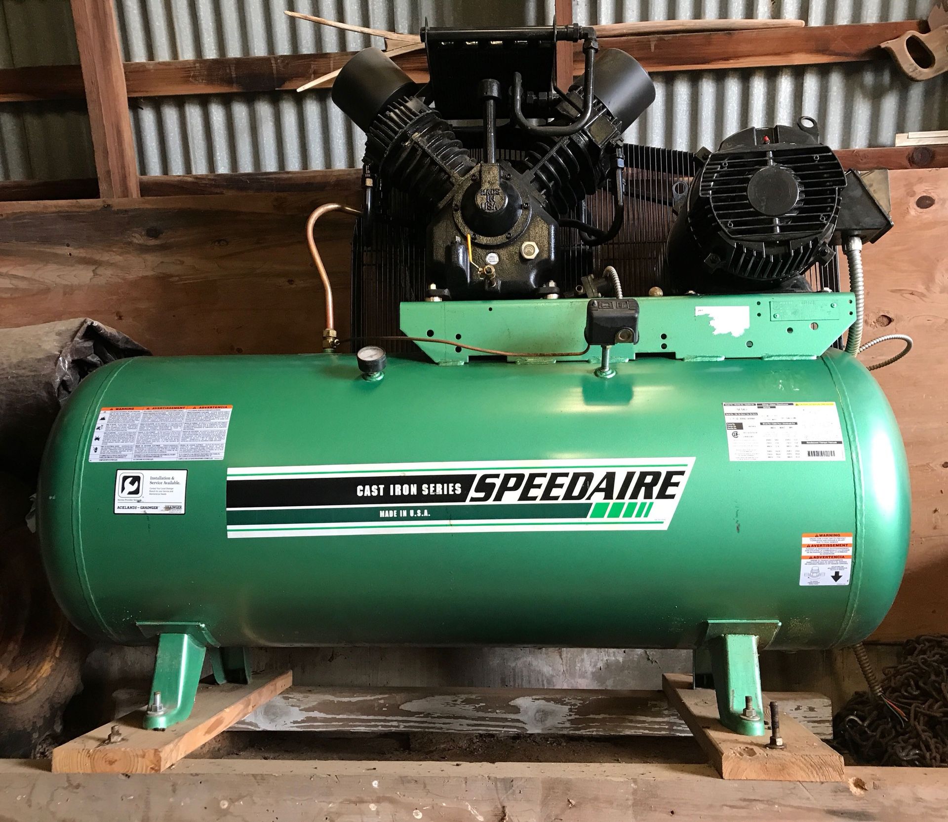 Speedaire Compressor - 120 Gallon for Sale in East Amwell Township, NJ -  OfferUp