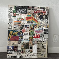 Vintage Magazine Snippet Collage