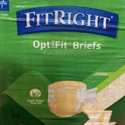 Fit Right Tab Incontinent Briefs XL