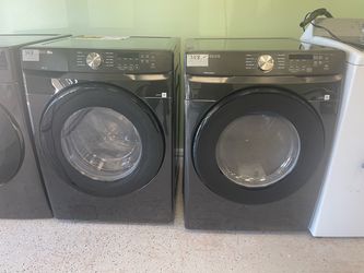 Samsung front load washer and gas dryer