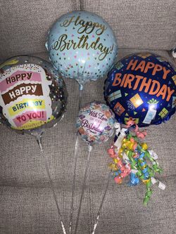 Birthday balloons $2 each