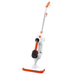 Steam Mop, 8-in-1 Hard Wood Floor Cleaner with 7 Replaceable Brush Heads