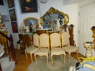 Available all 4 Italian vintage chairs vintage