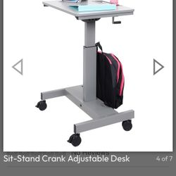 Adjustable Table/ Side Table/