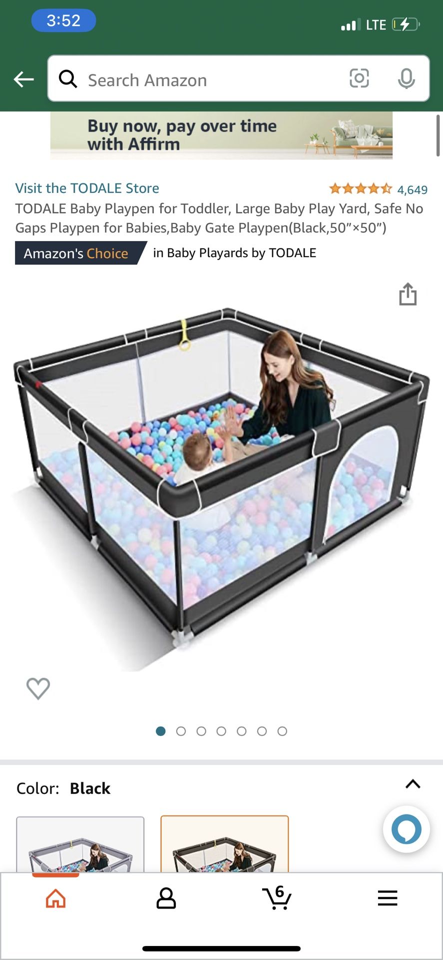 Todale LArge Play Pen