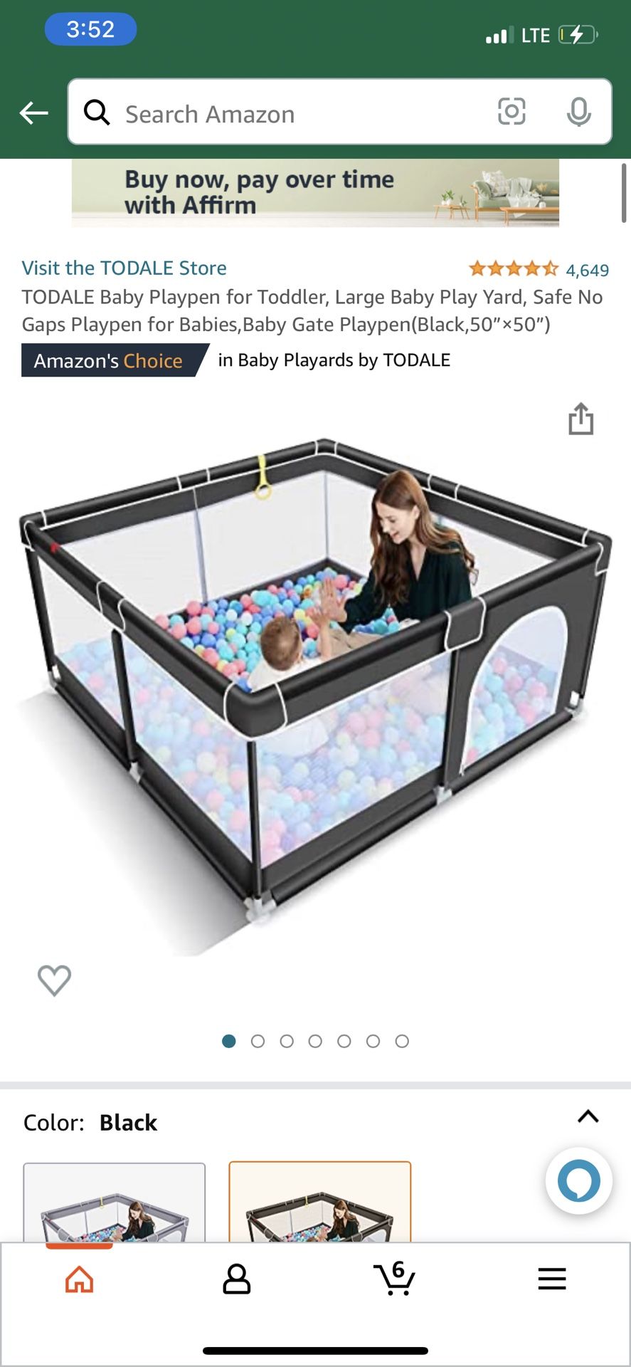 Todale LArge Play Pen 