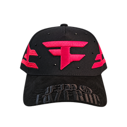 Fino x FaZe Rug Faze Up Black Red - Gorra Negra