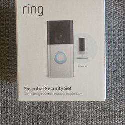 For Sale: Ring Essential Security Set (Battery Doorbell Plus + Indoor Cam)