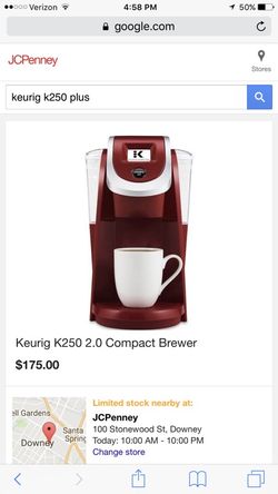 Coffee machine Keurig k250 plus