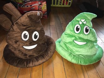Poop emoji hats